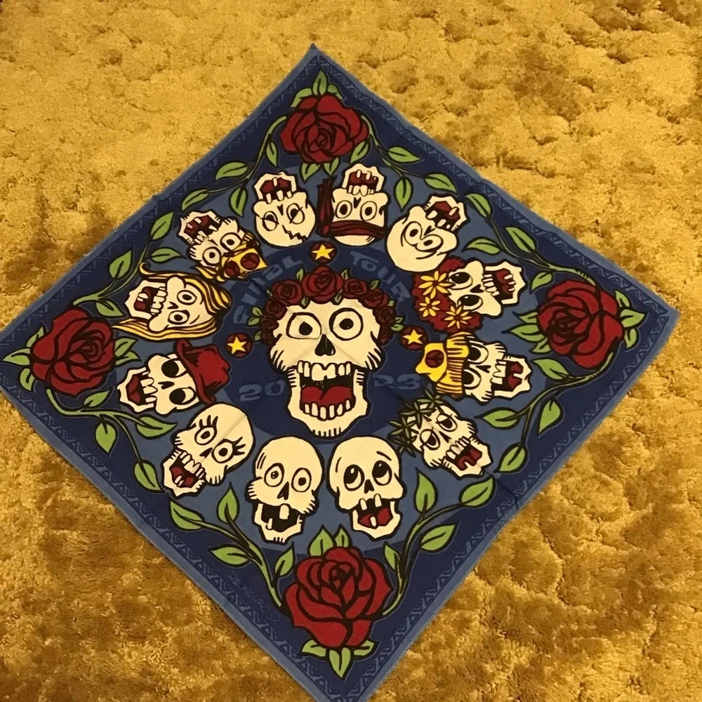 Dead n company final tour 2023 bandana